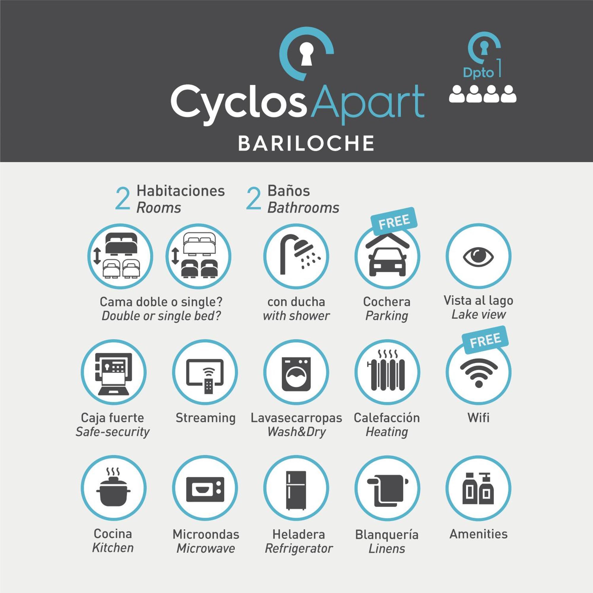 Cyclosapart Bariloche Exterior foto